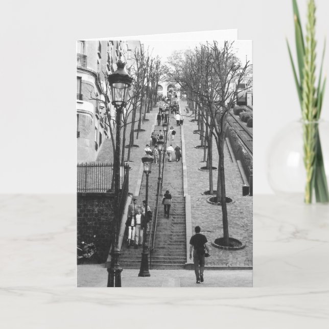 Rue Foyatier, Montmartre, Paris Cartes pour notes (Devant)