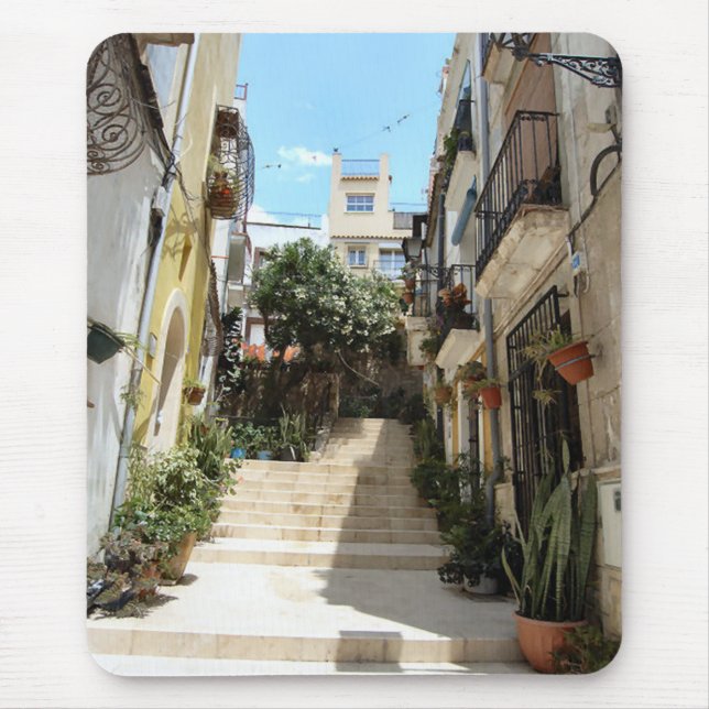 Rue historique d'Alicante. Tapis de souris (Devant)