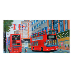 Rue Oxford - Affiche du Jubilé de la Reine Dimond