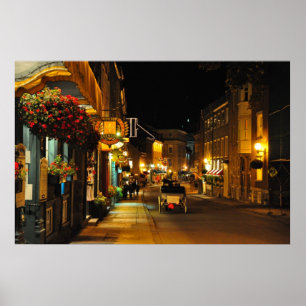 Rue St. Louis Horse Draage Carriage Québec Poster