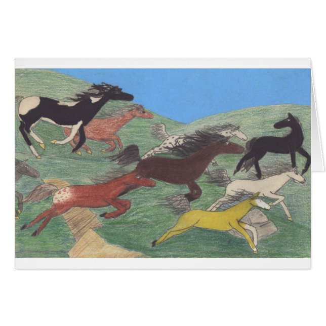 Ruée ! Carte (Devant horizontal)