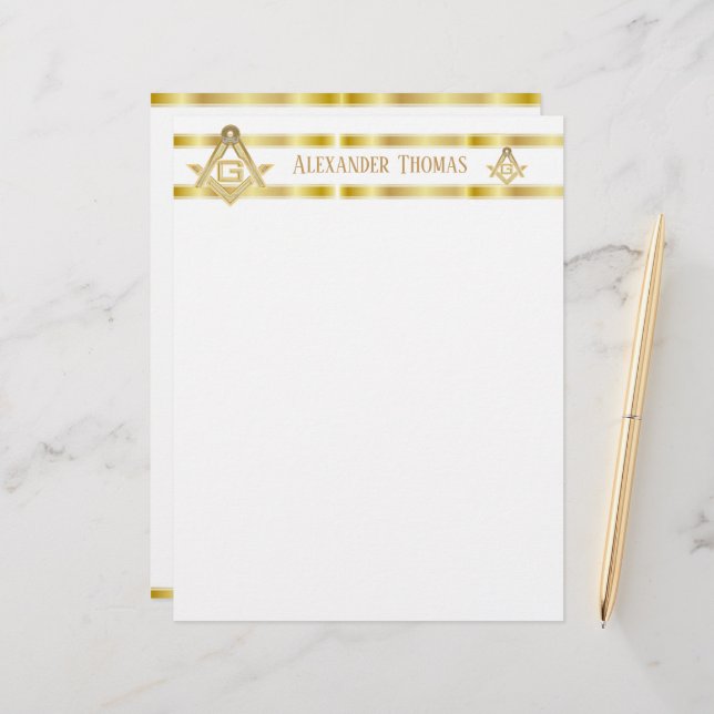 Ruée d'or masonique (Devant/Arrière en situation)