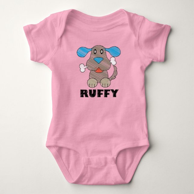 Ruffy - Body bébé en jersey (Devant)