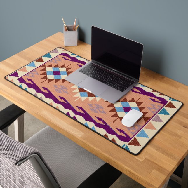 Rug coloré oriental Kilim (Bureau 2)