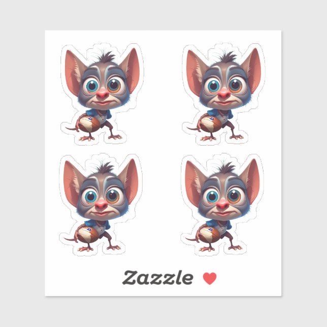 Rugby Creator Stickers De Vinyle Coupé Sur Mesure (Feuille)