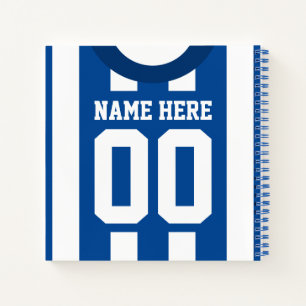 Rugby de Carnet Modèle Jersey personnalisable