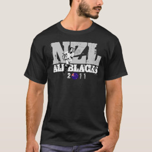 Rugby NZL de la Nouvelle Zélande tout le T-shirt 3