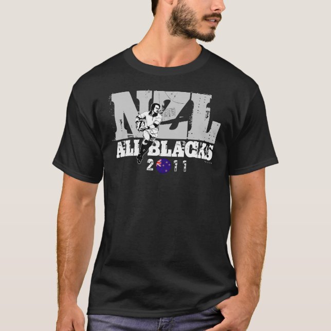 Rugby NZL de la Nouvelle Zélande tout le T-shirt 3 (Devant)