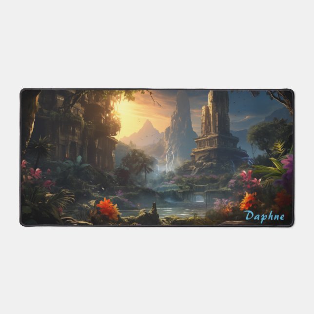 Ruines antiques personnalisées dans le Mat du bure (Recto)