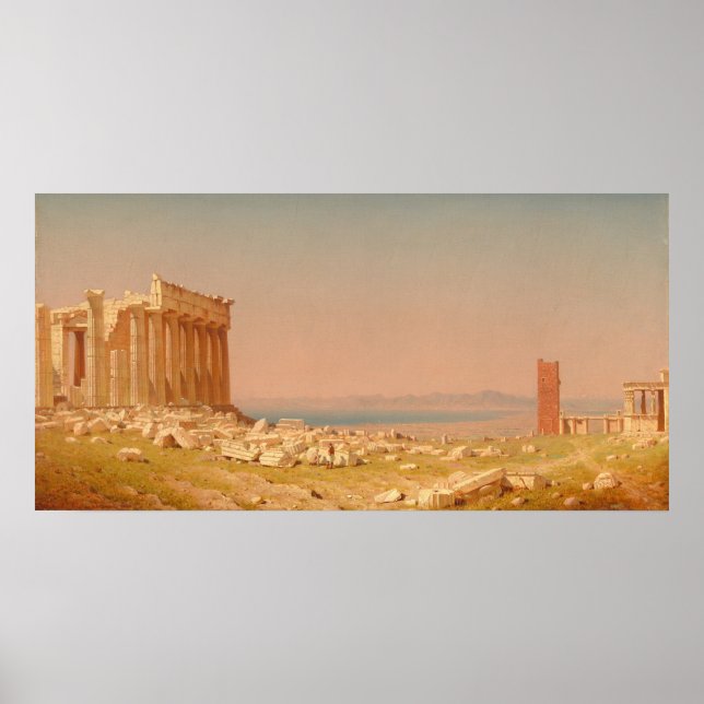 Ruines de Parthenon - Poster d'art de Sanford Giff (Devant)