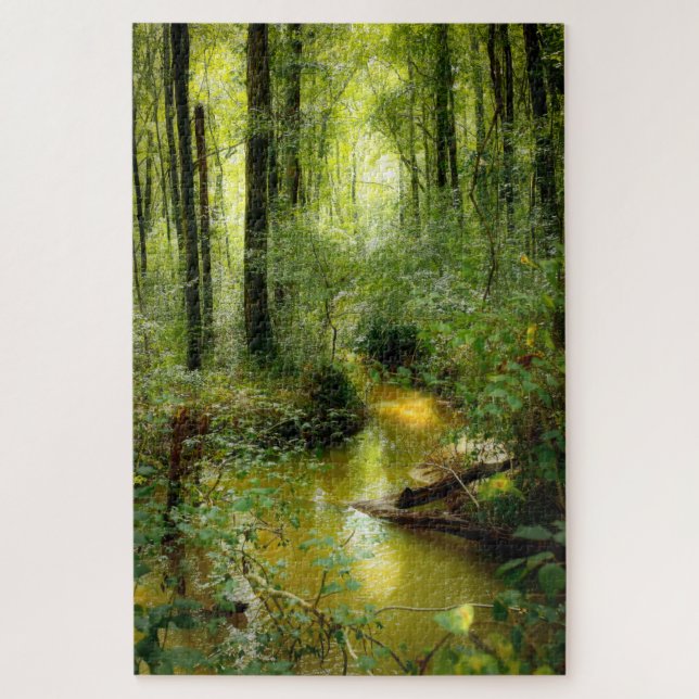 RUISSEAU DANS LES BOIS Puzzle (Vertical)