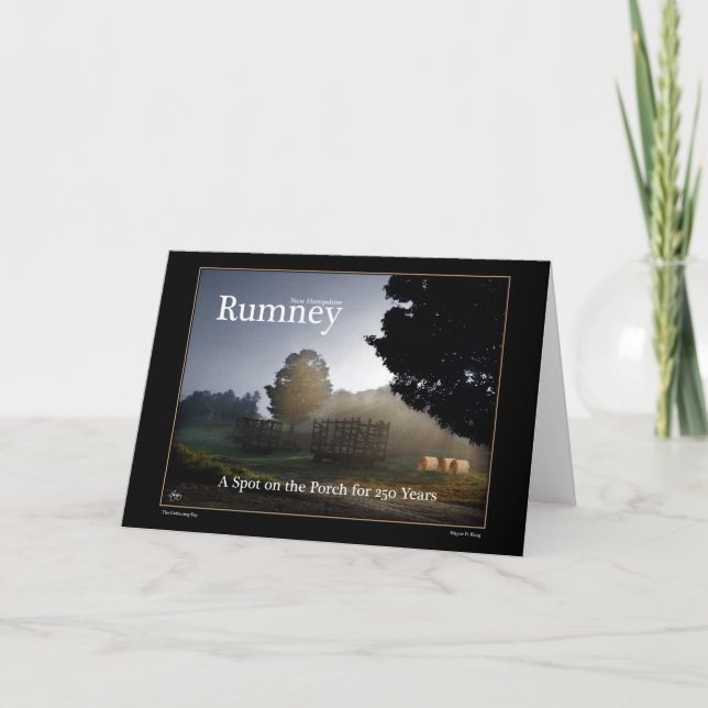 Rumney, New Hampshire à la carte 250 (Devant)