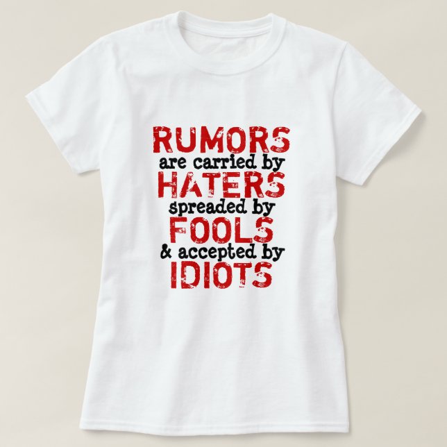 RUMORS - Tshirt (Design devant)