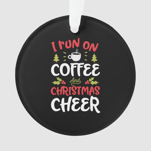 Run On Coffee Christmas Joyeux Noël (devant)
