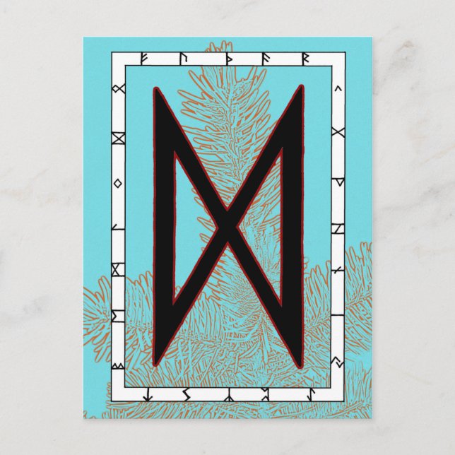 Rune Dagaz - Carte postale de pointe (Devant)