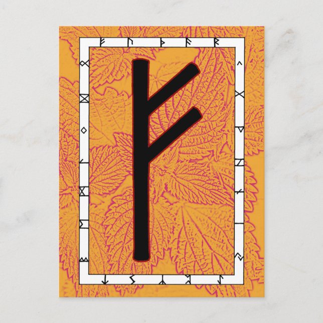 Rune Fehu - Devenir Carte Postale (Devant)