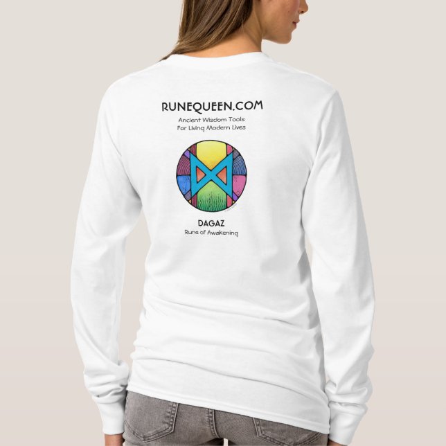 RuneQueen Dagaz - T-Shirt Éveil (Dos)