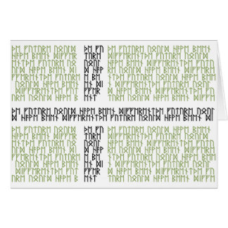 Runes du drapeau W de Vinland - carte