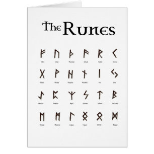 Runes - la carte Futhark des aînés