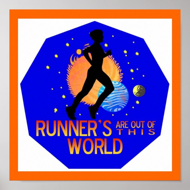 RUNNER'S OUT OF THIS WORLD POSTER (Devant)