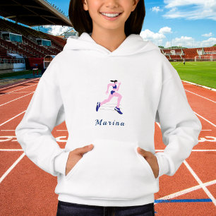 Running Girl Track & Field Cross Country Kids