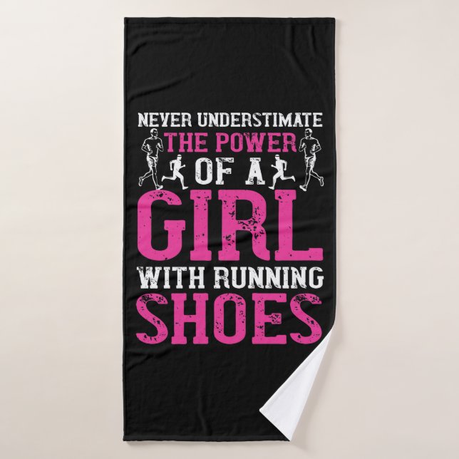 Running - Never underestimate champion (Serviette de bain)