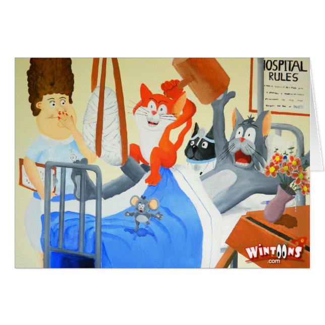Rupert et scintillements à l'hôpital - carte (Devant horizontal)