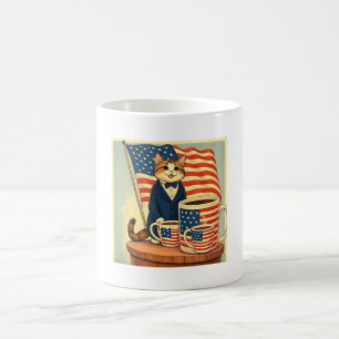 Rupture de liberté - Mug de café de chat patriotiq
