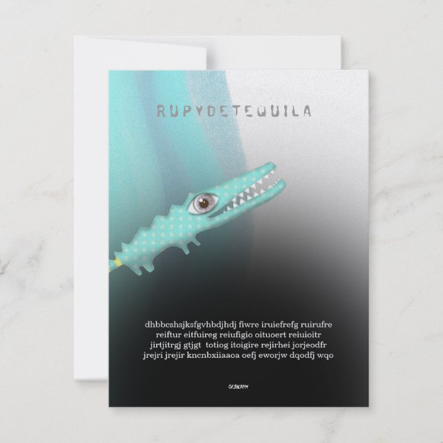 Rupydetequila Illustration pour enfants 2015 (Devant)