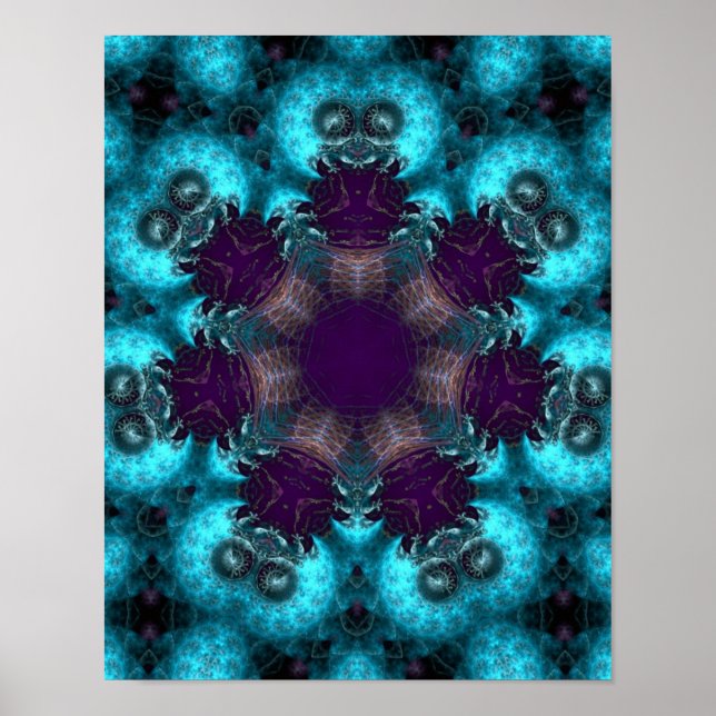 Ruskiana Cercle fractal Poster (Devant)
