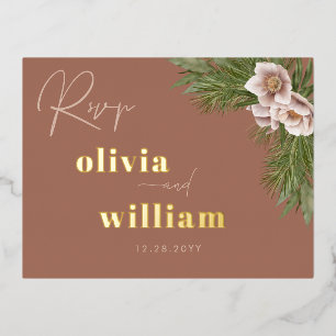 Russe Boho Floral Noël Fêtes RSVP Cartes