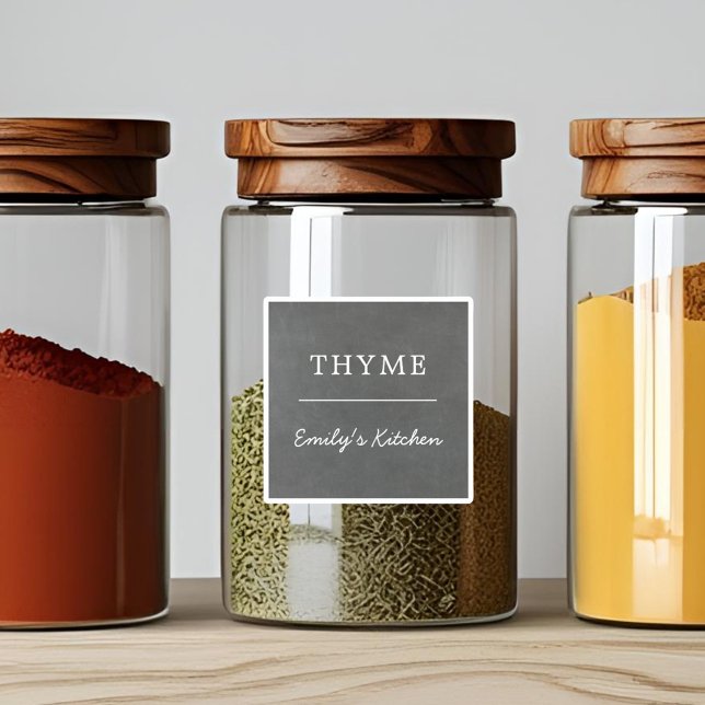 Russe Chalkboard étanche Cuisine Jar Étiquettes (Créateur téléchargé)