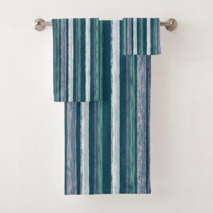 Russe Forest Green Stripes Art par Heva Weva