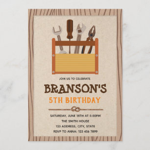 Russe handyman faire partie Invitation