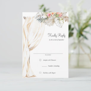 Russe Mariage Arch RSVP Réponse