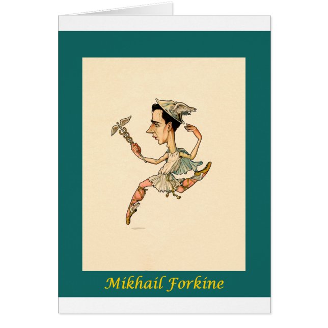 ~ russe Mikhail Fokine de caricature de ballet (Devant)