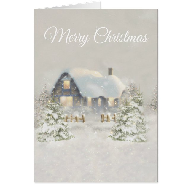 Russe Noël Cabine hiver Solstice Woodland (Devant)