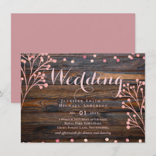 Russe ROSE OR Mariage rose Bois Budget