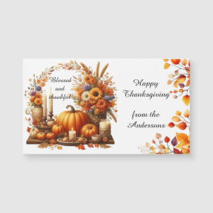 Russe Thanksgiving Citrouille Aquarelle Automne