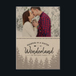 Russe Winter Wonderland | Carte photo de montagne<br><div class="desc">Par conceptions redéfinies</div>