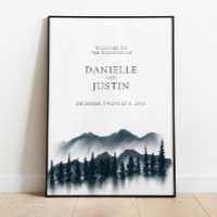 Russe Winter Wonderland Mariage | Poster de bienve