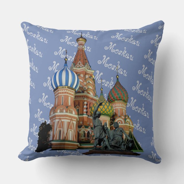 Russie - Russia Moscou Coussin (Recto)