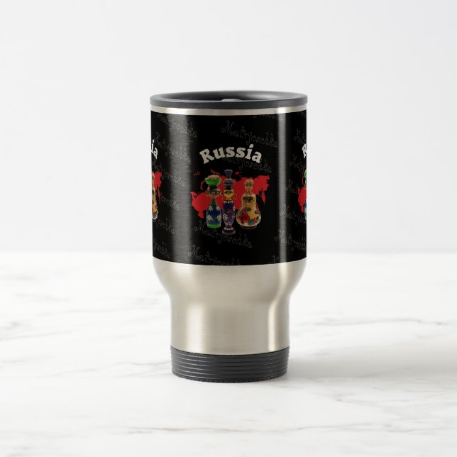 Russie - Russie Babuschka - Matrjoschka Tasse (Centre)