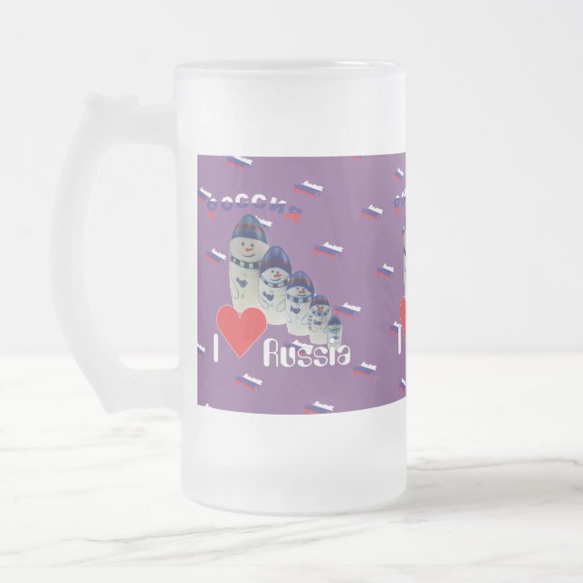 Russie - Russie Babuschka - Matrjoschka Tasse (Gauche)