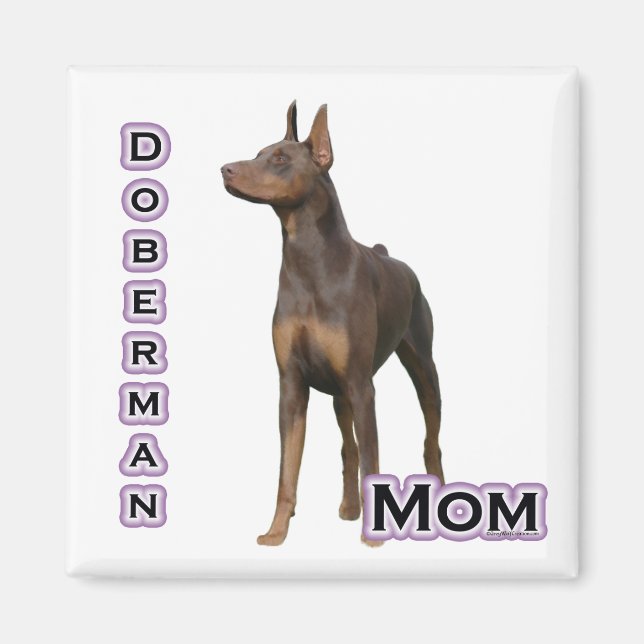Rust Doberman Maman 4 - Aimant (Devant)