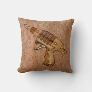 Rust et Ray Gun coussin