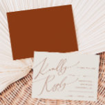 Rust terne | Carte RSVP de choix de menu horizonta<br><div class="desc">Cette rouille terrestre | menu horizontal choix carte RSVP est parfait pour votre simple rustique western beige et terre cuite mariage. La palette de couleurs de saumons neutres est vintage au sud-ouest avec une touche rétro moderne. Le script est une délicate calligraphie minimaliste manuscrite qui est assez élégant et romantique....</div>