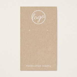 Rustic Ajouter Votre Logo Carte De Porte-oreilles