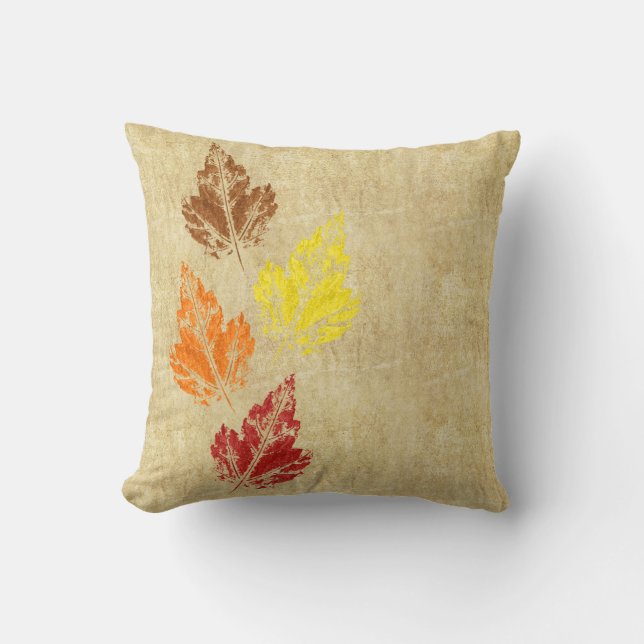 Rustic Automne quitte Coussin (Recto)