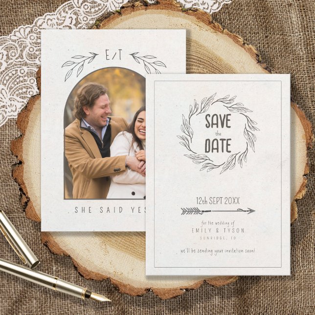 Rustic Boho Mariage Modèle photo ID1109 (Créateur téléchargé)